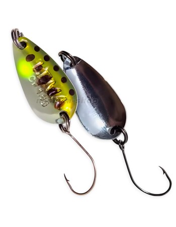 Блесна-клатушка за костур, пъстърва и кефал Crazy Fish Lema, 1.6 г, 23 мм, цвят 9