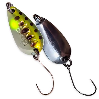 Блесна-клатушка за костур, пъстърва и кефал Crazy Fish Lema, 1.6 г, 23 мм, цвят 9