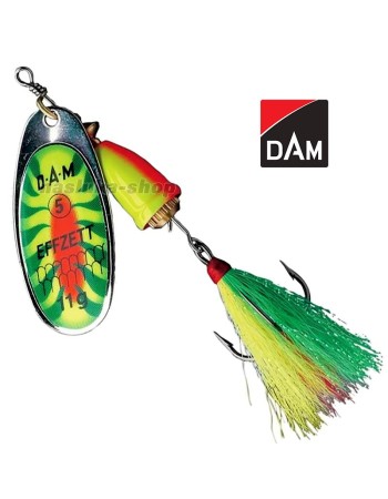 Въртяща блесна DAM Executor Spinner Dressed, Fire Shark