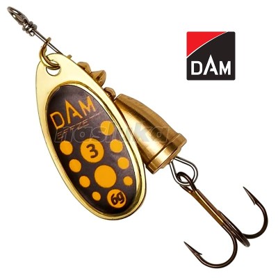 Въртяща блесна DAM Executor Spinner, цвят Blacky