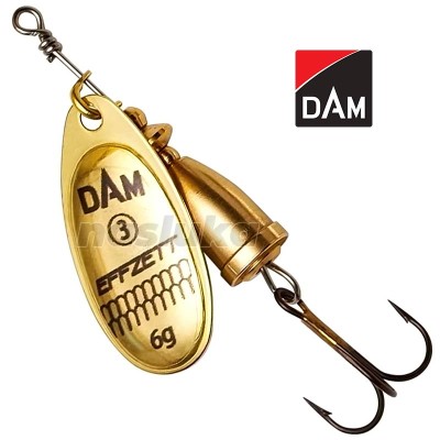 Въртяща блесна DAM Executor Spinner, цвят Gold