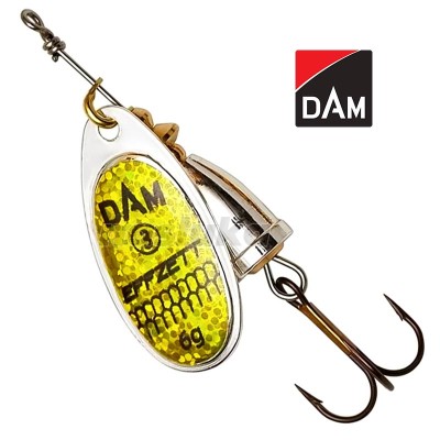 Въртяща блесна DAM Executor Spinner, цвят Reflex Gold