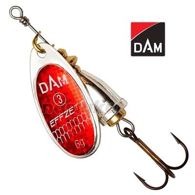 Въртяща блесна DAM Executor Spinner, цвят Reflex Red