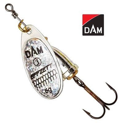 Въртяща блесна DAM Executor Spinner, цвят Reflex Silver