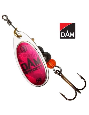 Въртяща блесна DAM Fluo Spinner, цвят Magent Prisma