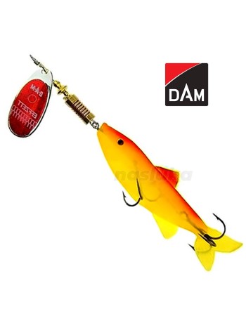 Въртяща блесна DAM Effzett Minnow Spinner, цвят Red/Glitter