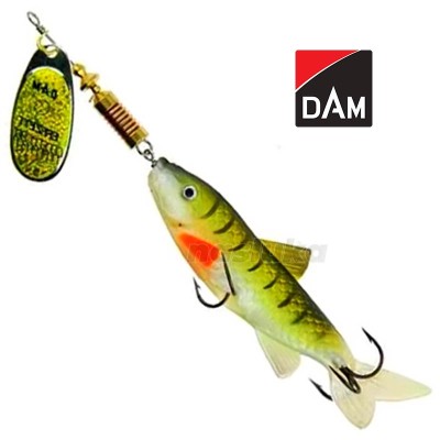 Въртяща блесна DAM Effzett Minnow Spinner, цвят Yellow/Black