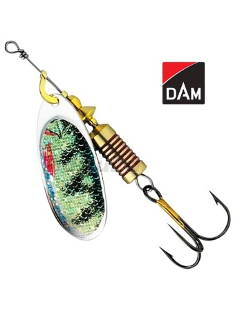 Въртяща блесна DAM Effzett Nature 3D Spinner, цвят Perch