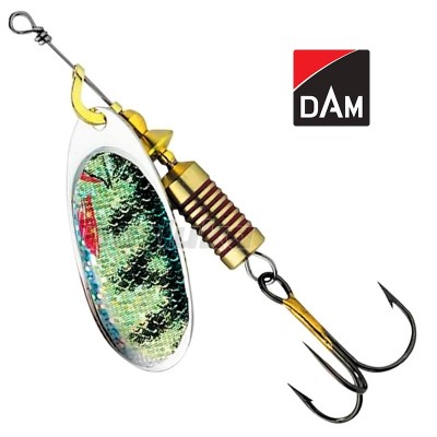 Въртяща блесна DAM Effzett Nature 3D Spinner, цвят Perch