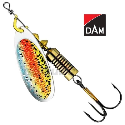 Въртяща блесна DAM Effzett Nature 3D Spinner, цвят Rainbow Trout