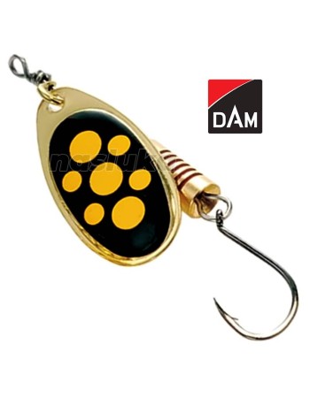 Въртяща блесна с единична кука DAM Single Hook Spinner, Blacky
