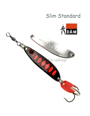 Клатушка DAM Slim Standard Spoon, цвят Orange UV/Black