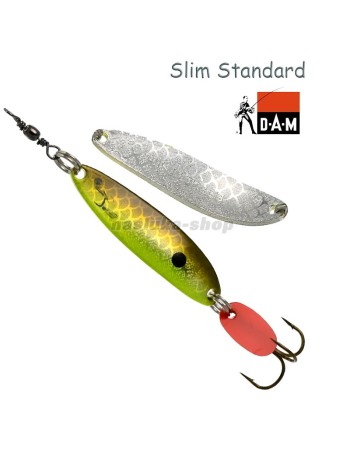 Клатушка DAM Slim Standard Spoon, цвят Olive/Yellow UV