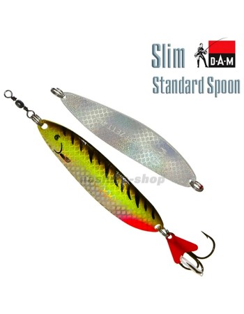 Клатушка DAM Slim Standard Spoon, цвят Olive/Chart UV