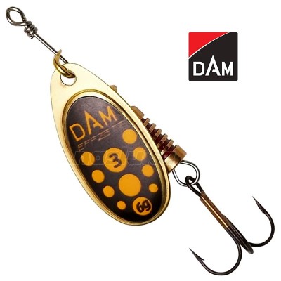 Въртяща блесна DAM Effzett Standard Spinner, цвят Blacky