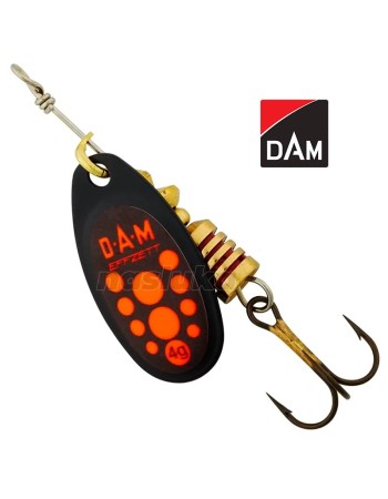 Въртяща блесна DAM Effzett Standard Spinner, цвят Black Red