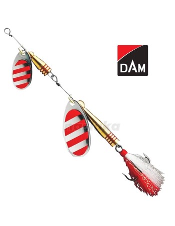 Въртяща блесна за щука DAM Tandem Spinner, цвят Stripe