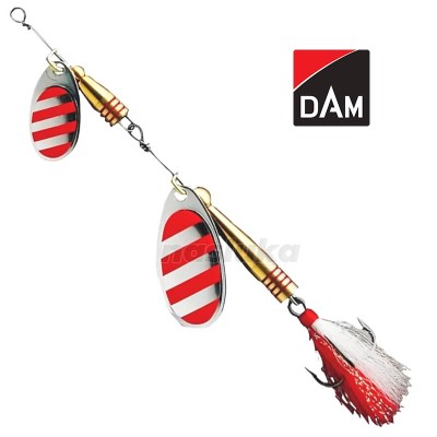 Въртяща блесна за щука DAM Tandem Spinner, цвят Stripe