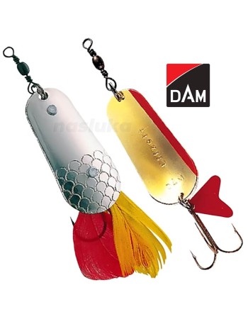 Незацепваща клатушка DAM Weedless Spoon, цвят Silver/Gold