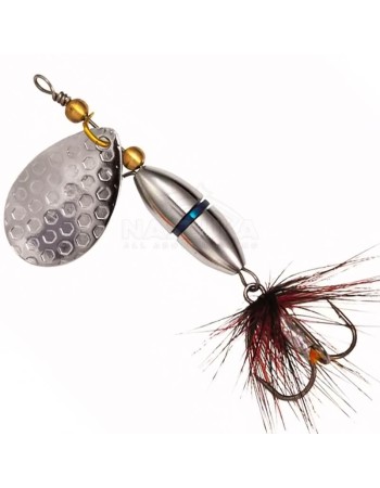 Въртяща блесна Kinetic Fizz, цвят Silver/Blue Ribbon