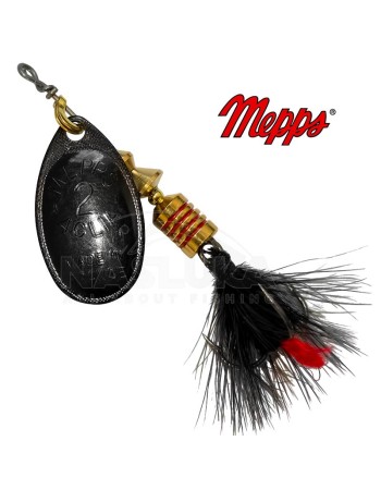 Въртяща блесна Mepps Aglia Mouche NR, Black
