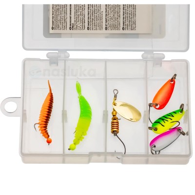 Комплект примамки за пъстърва Zebco Target Fish Trout Spin Kit, 6 бр.
