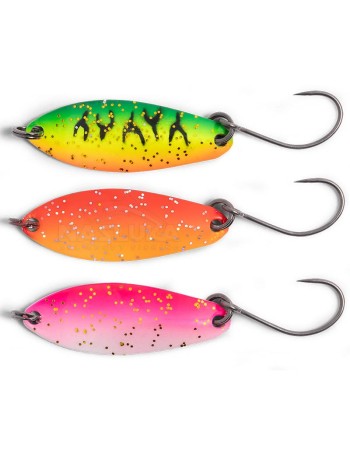 Сет микроклатушки за пъстърва Zebco Trout UL Spoon Set, Barbless, 3 бр.