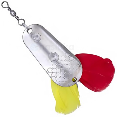 Клатушка за сом и щука Zebco Z-Weedless Slide, цвят Silver, Red