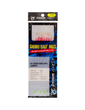 Морско чепаре Pioneer Sabiki Bait Rigs, with Shrimps, 930