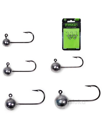 Джиг глави Filstar Mini Jig Head with Hook, Natural, 5 бр.