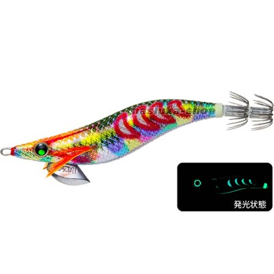 Калмарка Yo-Zuri Aurie-Q Double Glow, #3.0, 15 г, цвят DLOV