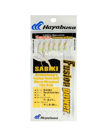 Морско чепаре Hayabusa Sabiki EX020, Pearl Fish Skin