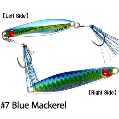 Морски джиг Hayabusa Jack Eye Shot Slow Slim, цвят Blue Mackerel