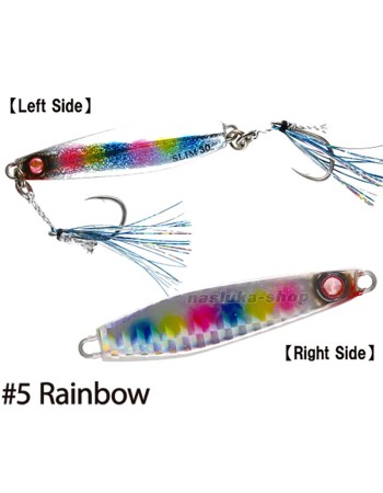 Морски джиг Hayabusa Jack Eye Shot Slow Slim, цвят Rainbow