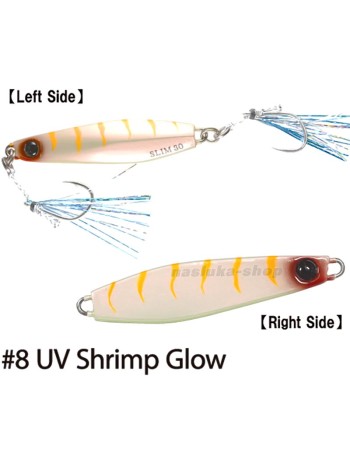 Морски джиг Hayabusa Jack Eye Shot Slow Slim, цвят Shrimp Glow