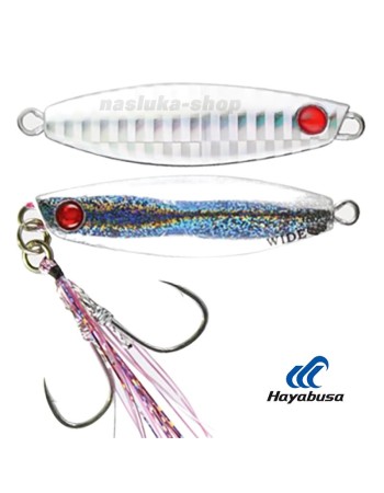 Морски джиг Hayabusa Jack Eye Shot Slow Wide, цвят Silver