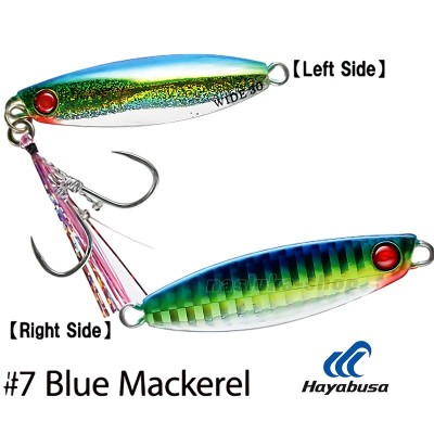 Морски джиг Hayabusa Jack Eye Shot Slow Wide, цвят Blue Mackerel