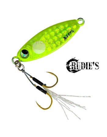 Морски джиг-пилкер Rudie's Gyoshi Metal Super Light Slow Jig, 32 мм, 3 г, цвят Chart Spot Glow