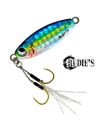 Морски джиг-пилкер Rudie's Gyoshi Metal, Light Shore Slow Jig, 34 мм, 10 г, цвят Sparkly Bait