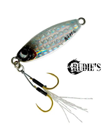 Морски джиг-пилкер Rudie's Gyoshi Metal Super Light Slow Jig, 32 мм, 3 г, цвят Sparkly White Bait Sparkling