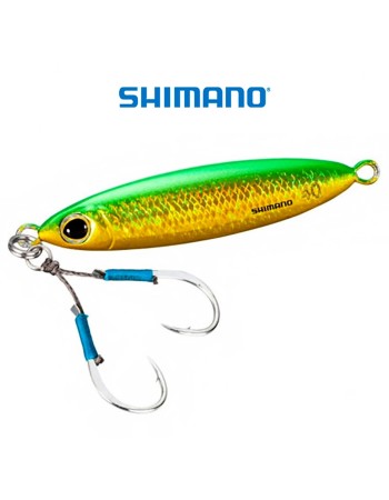 Shimano Ocea Flat Light, цвят Flash Green Gold, Морски джиг-пилкер