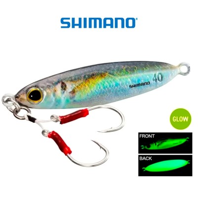 Shimano Ocea Flat Light, цвят SR Macherel UV, Морски джиг-пилкер