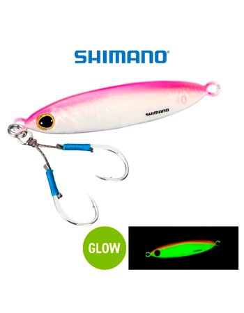 Shimano Ocea Flat Light, цвят N Pink, Морски джиг-пилкер