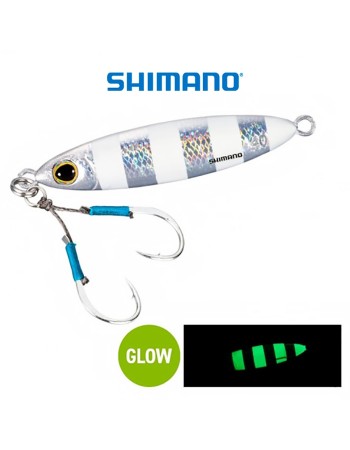Shimano Ocea Flat Light, цвят N Zebra, Морски джиг-пилкер