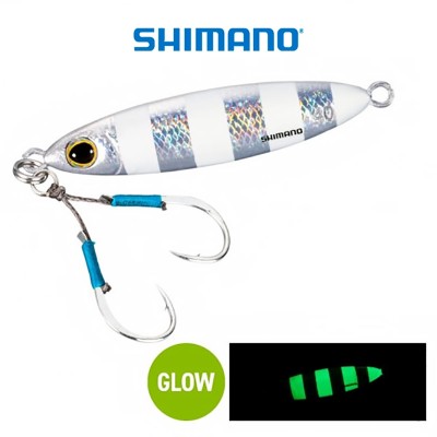 Shimano Ocea Flat Light, цвят N Zebra, Морски джиг-пилкер