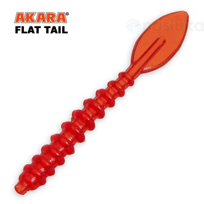 Силиконови примамки Akara Flat Tail 40 мм, цвят 204, 12 бр.