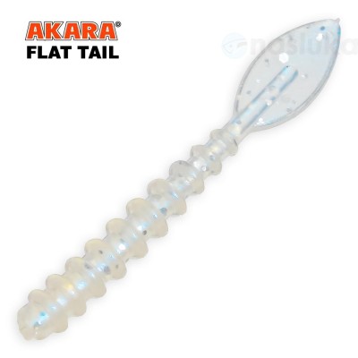 Силиконови примамки Akara Flat Tail 40 мм, цвят 88P, 12 бр.