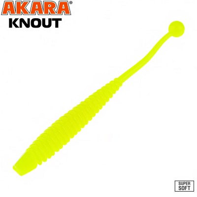Силиконови примамки Akara Knout 2.5"/60 мм, цвят 04Y, 8 бр.
