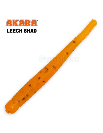 Силиконови примамки Akara Leech Head 40 мм, цвят К001, 12 бр.