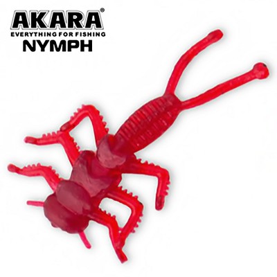 Силиконови примамки Akara Softtail Nymph, 40 мм, цвят 204, 8 бр.